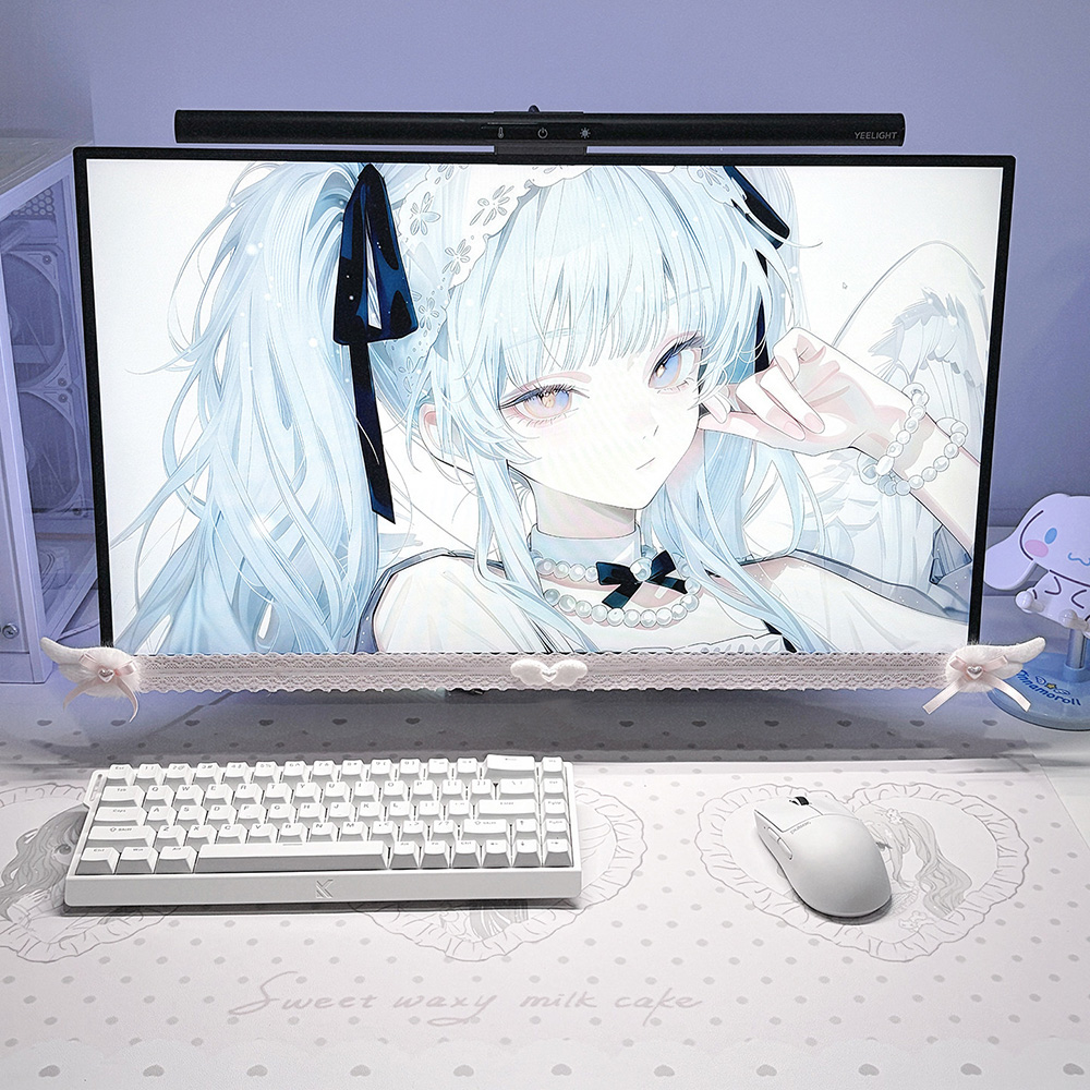 New Screen Decor White Lace Mo - Setup Desk Monitor review and price