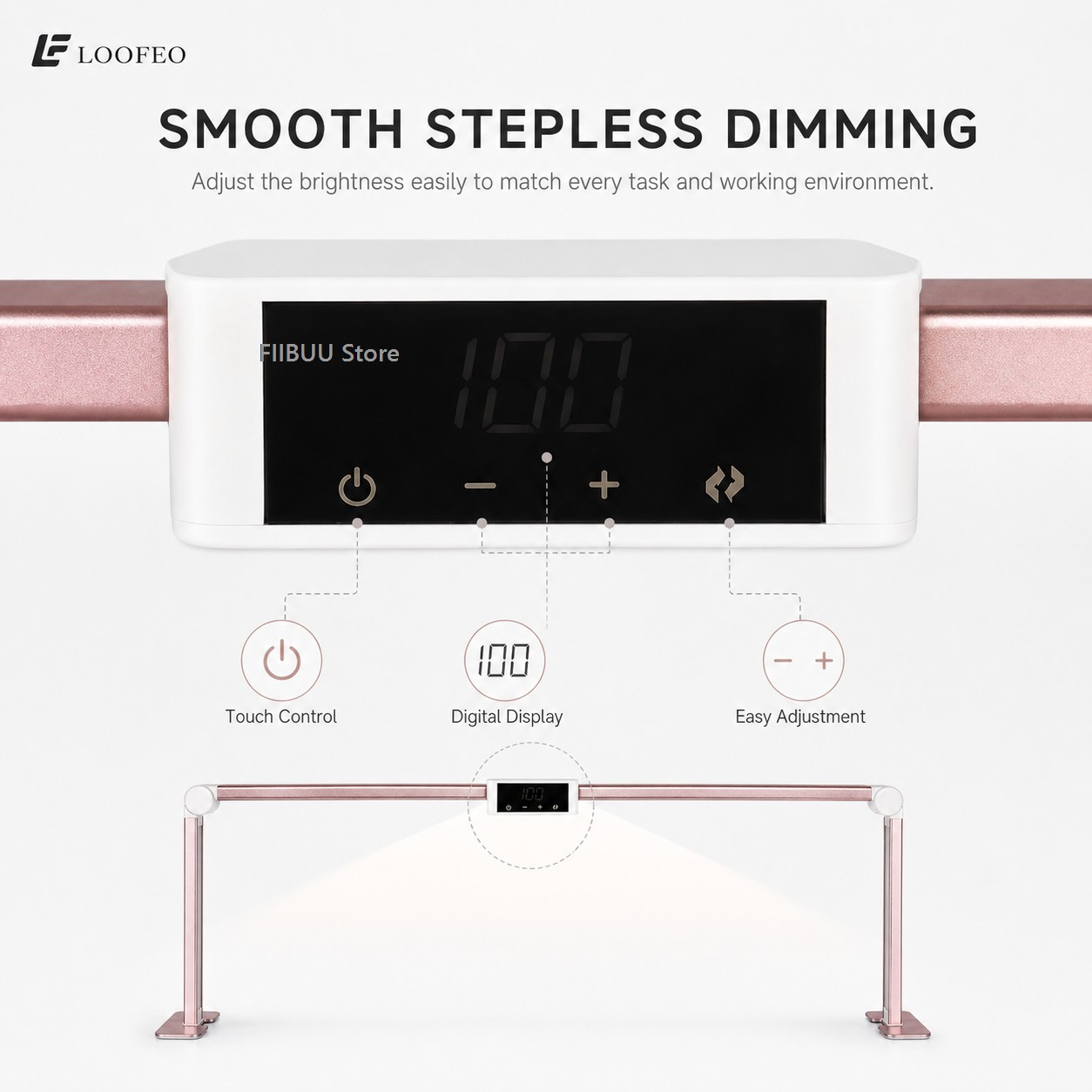 Professional LED Nail Desk Lam - Desk Setup Lamp review and price