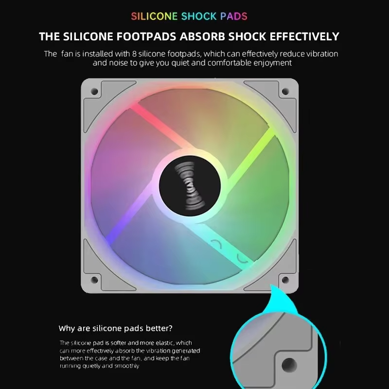 120mm PC Case Fan 12V RGB Cycl - Desk Setup Lamp review and price