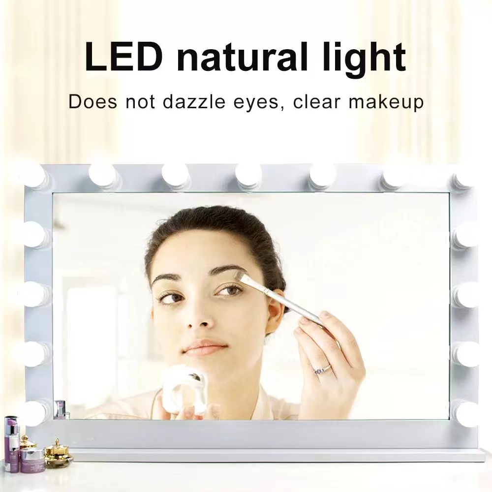 LED Light Paste Mirror Makeup  - Desk Setup Lamp review and price